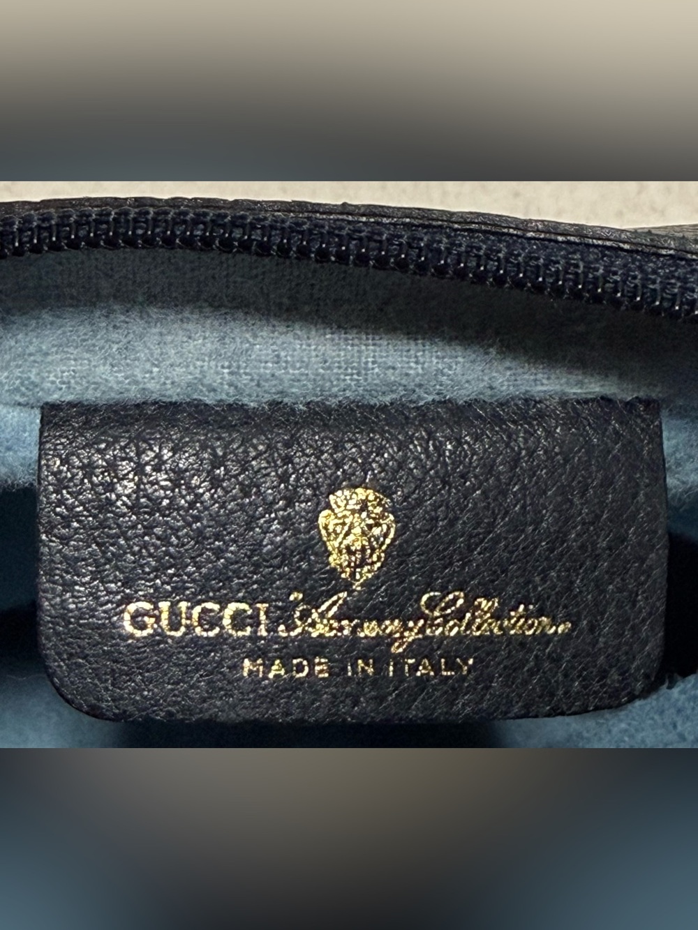 Gucci Vintage GG Supreme Sherry Line Clutch Bag - Picture 10 of 11